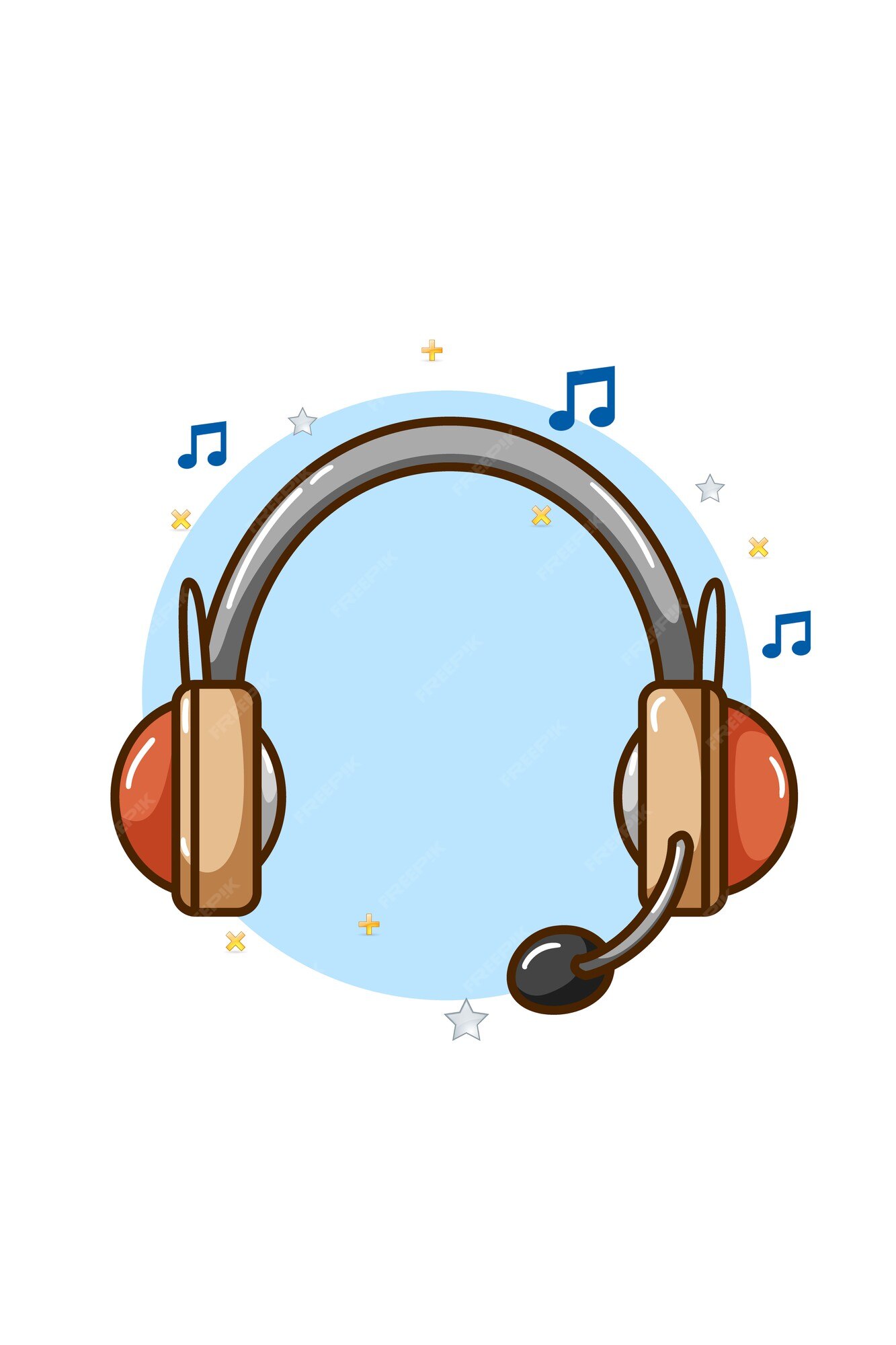 música fone de ouvido dispositivo vetor ilustração. Esportes e