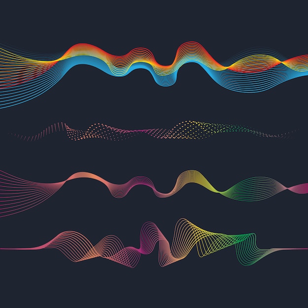Ilustração de ondas sonoras