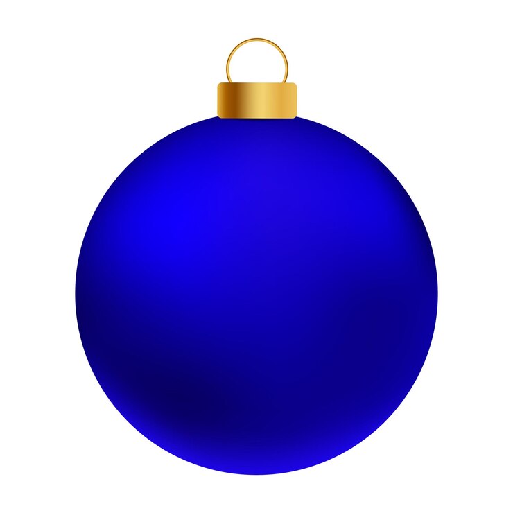 Vetor ilustração de ornamento de bola de natal em fundo branco