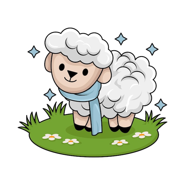 Vetor ilustração de ovelha