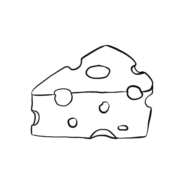 Desenho De Pequeno Queijo Escocês Kawaii Página Para Colorir