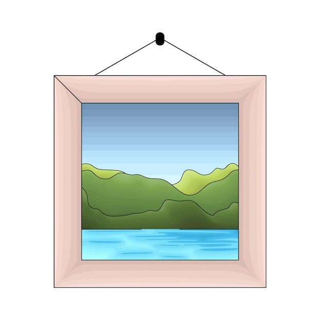 Vetor ilustração de paisagem