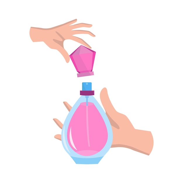 Ilustração de perfume