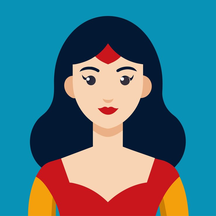 Vetor ilustração de personagens vetoriais de atriz em estilo plano
