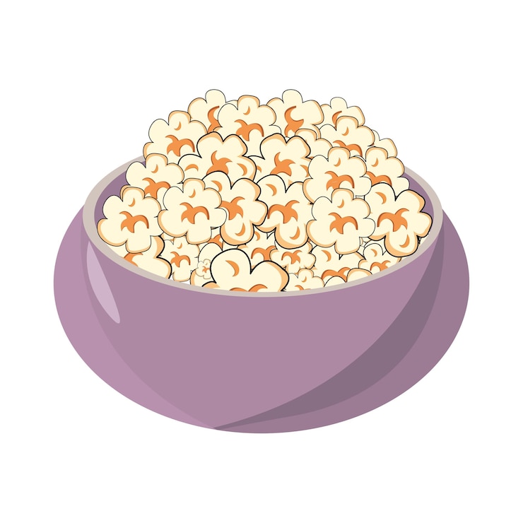 Vetor ilustração de pipocas