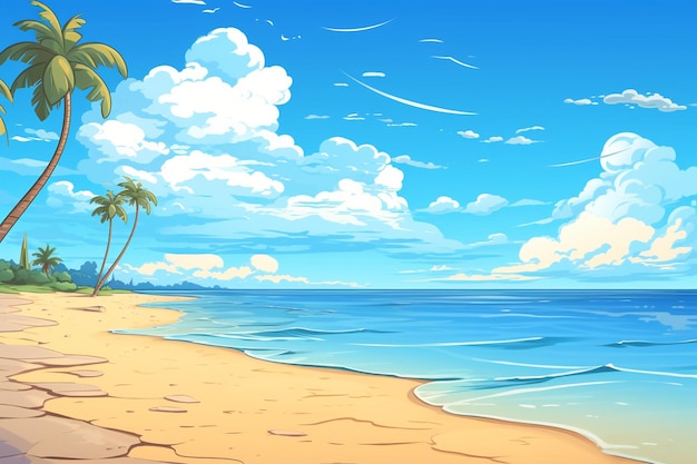 Vetor ilustração de praia vector download grátis