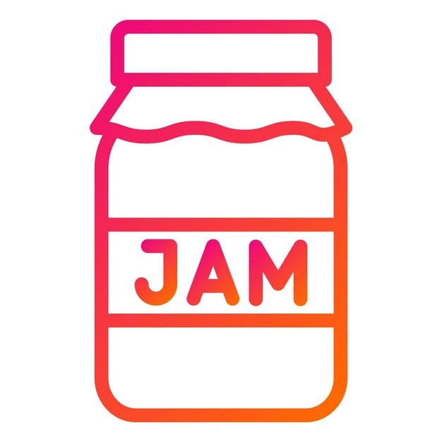 Ilustração de projeto de ícone de Jam Vector