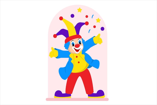 Ilustração de projeto plano de April Fools