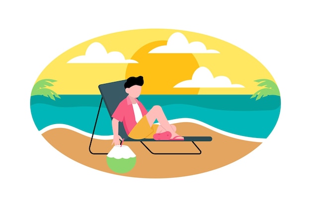 Ilustração de projeto plano de atividade de fim de semana