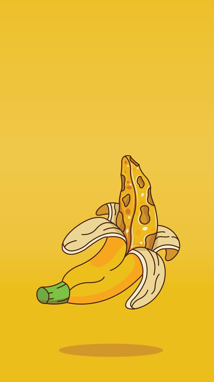 Vetor ilustração de queijo e banana desenhada à mão