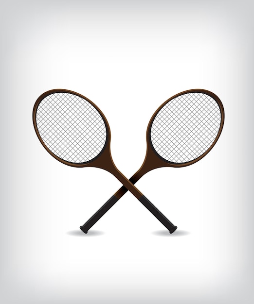 Vetor ilustração de raquete de tênis
