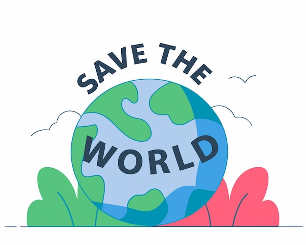 Ilustração de Salvar o Mundo