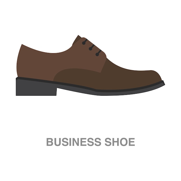 Ilustração de sapato de negócios em fundo transparente