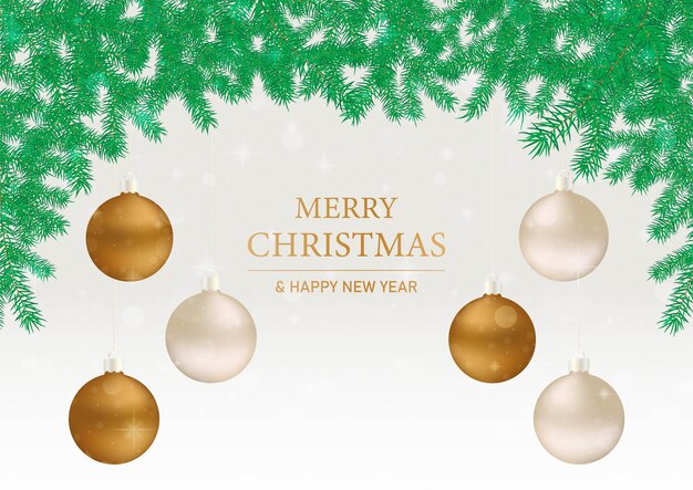 Ilustração de saudação de natal