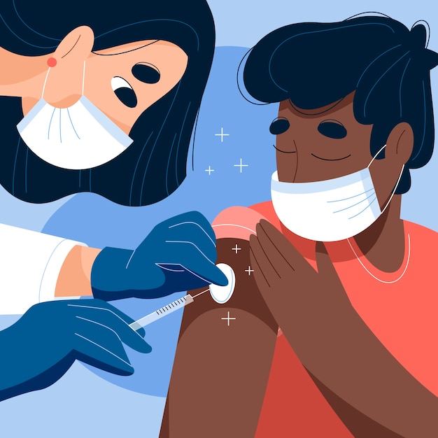 Ilustração de saúde médica desenhada à mão