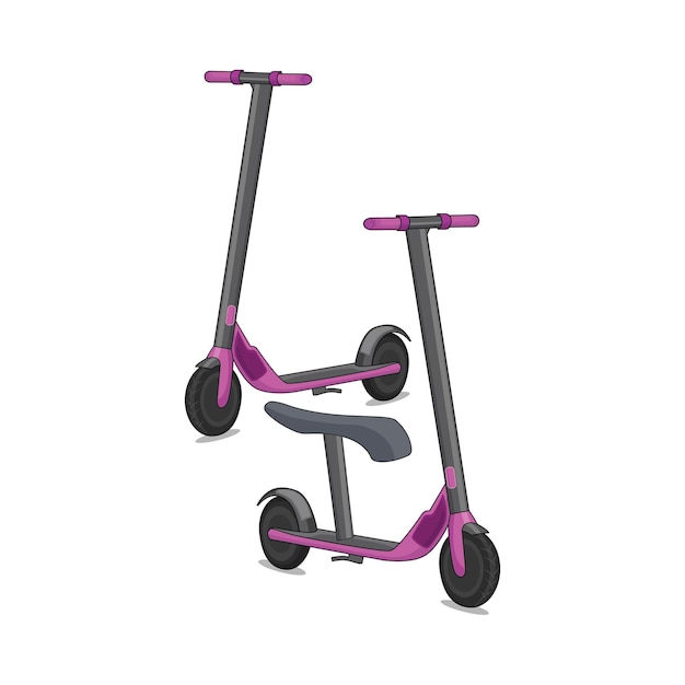 Vetor ilustração de scooter