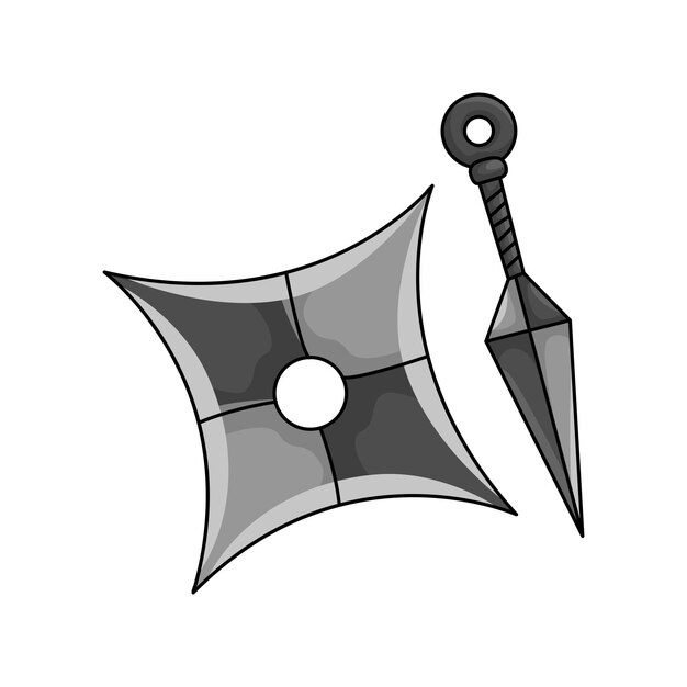 Vetor ilustração de shuriken