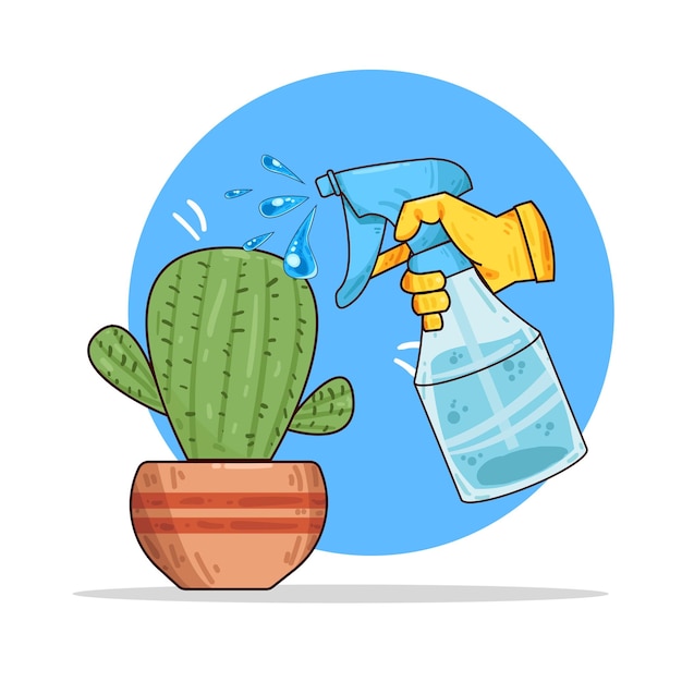 Vetor ilustração de spray