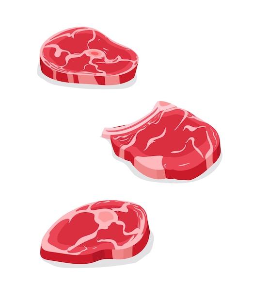 Ilustração de stocks vetoriais de carne fresca