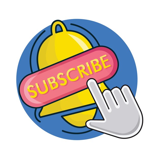 Vetor ilustração de subscrição