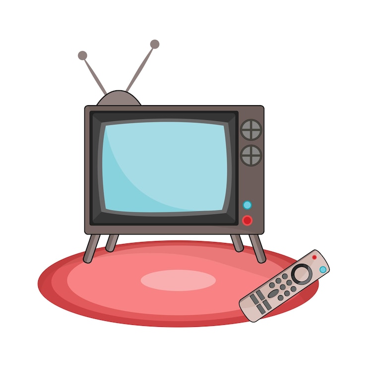 Vetor ilustração de televisão