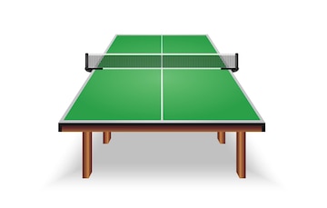 Ilustração de tênis de mesa ping pong isolado