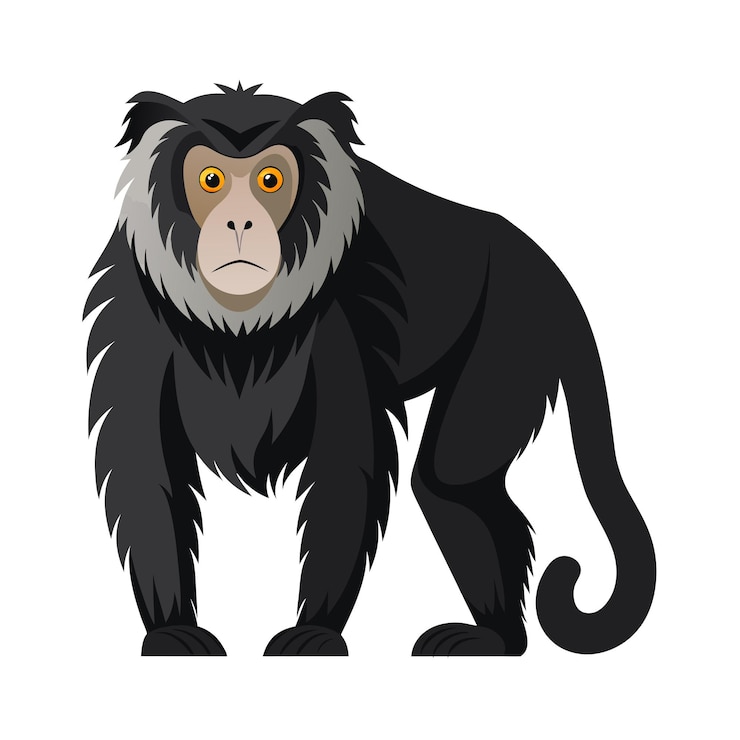 Vetor ilustração de um animal da floresta