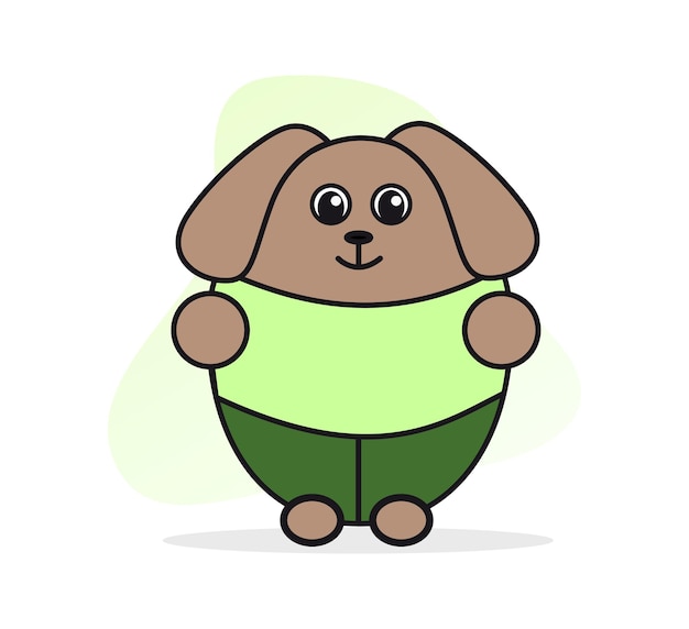 Ilustração de um cachorrinho ilustração de um cachorrinho imagem de um cachorrinho imagem de um cachorro cão desenhado à mão animal em roupas cachorro em roupas cachorro em um terno