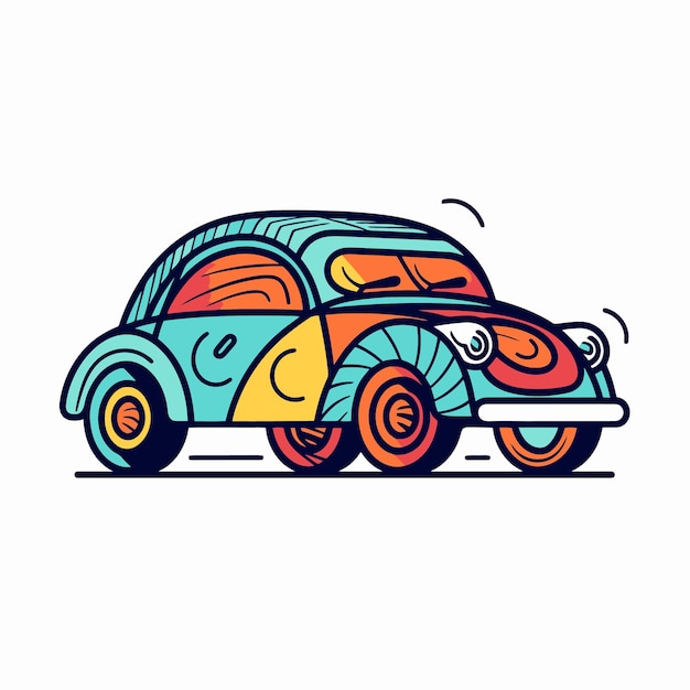 Ilustração de um carro