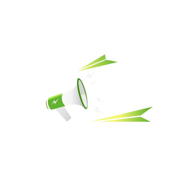 Vetor ilustração de um megafone alto fazendo um novo anúncio maravilhoso para o público desenho de megafone de som forte produzindo antigos anúncios incríveis para todos