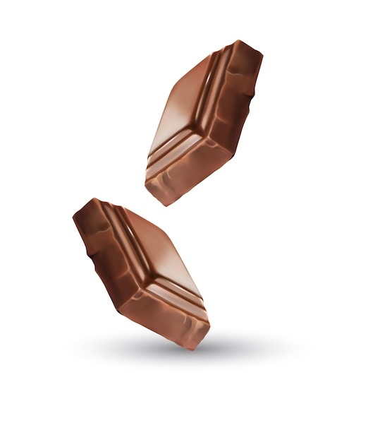 Ilustração de um pedaço de chocolate