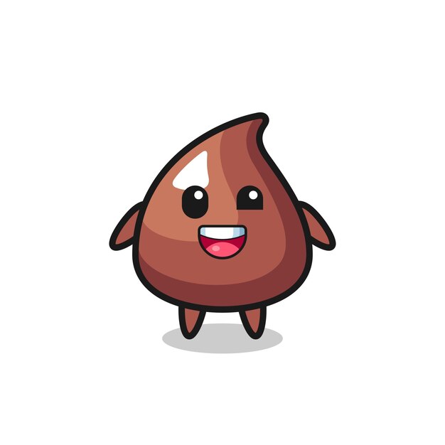 Ilustração de um personagem de choco chip com poses estranhas