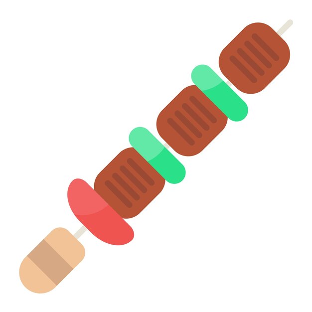 Vetor ilustração de um plano de churrasco