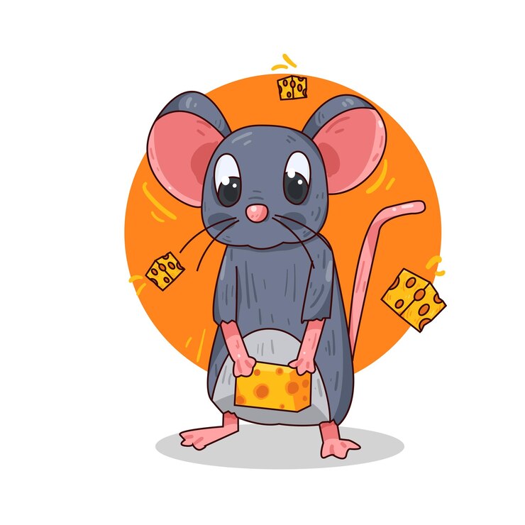 Vetor ilustração de um rato