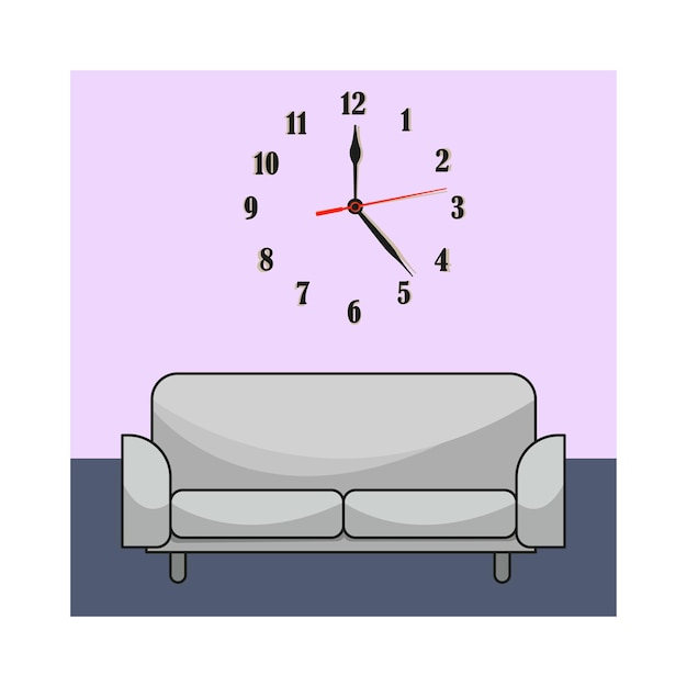Ilustração de um relógio