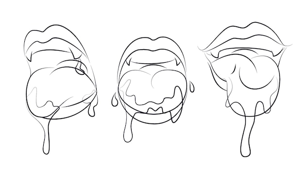 How to draw anime Mouth - Como desenhar boca de Anime 