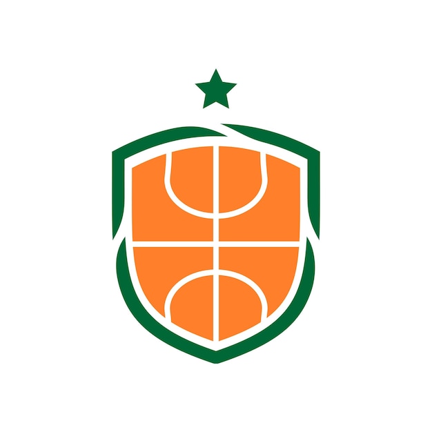 Ilustração de uma bola de basquete. bom para o logotipo da equipe de basquete ou qualquer negócio relacionado ao esporte.