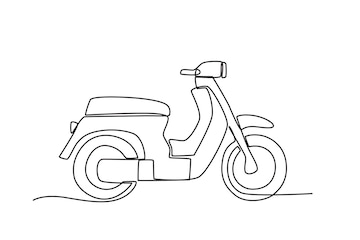 Motocicleta. Desenho vetorial imagem vetorial de Marinka© 146558485