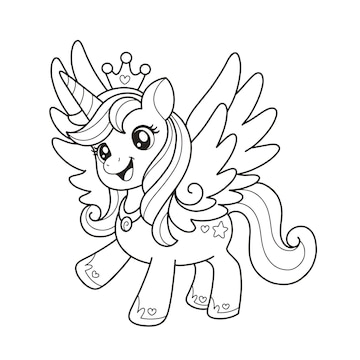 Desenhos para imprimir e colorir My Little Pony