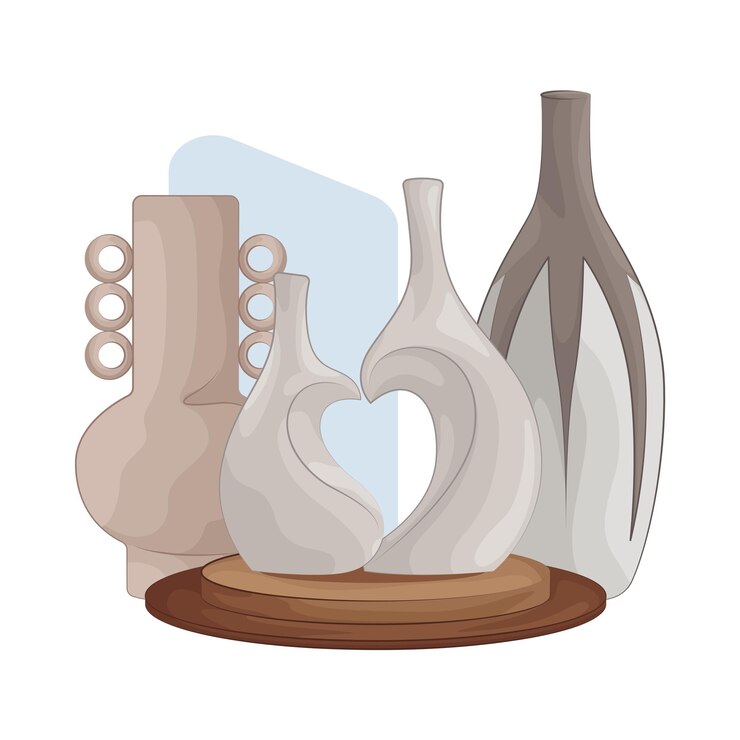 Vetor ilustração de vasos