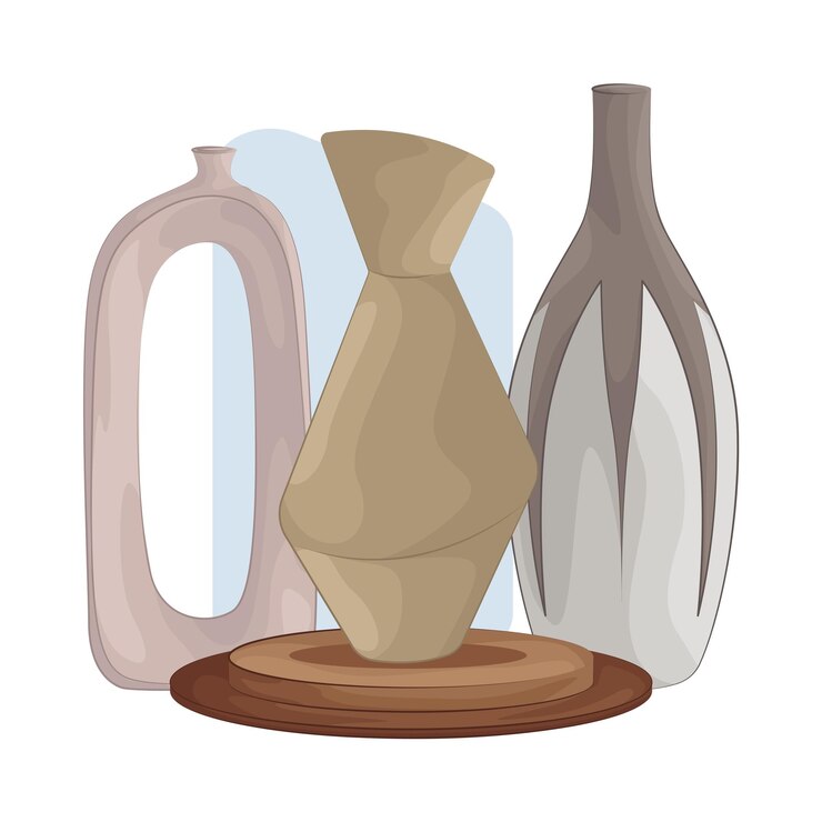 Vetor ilustração de vasos