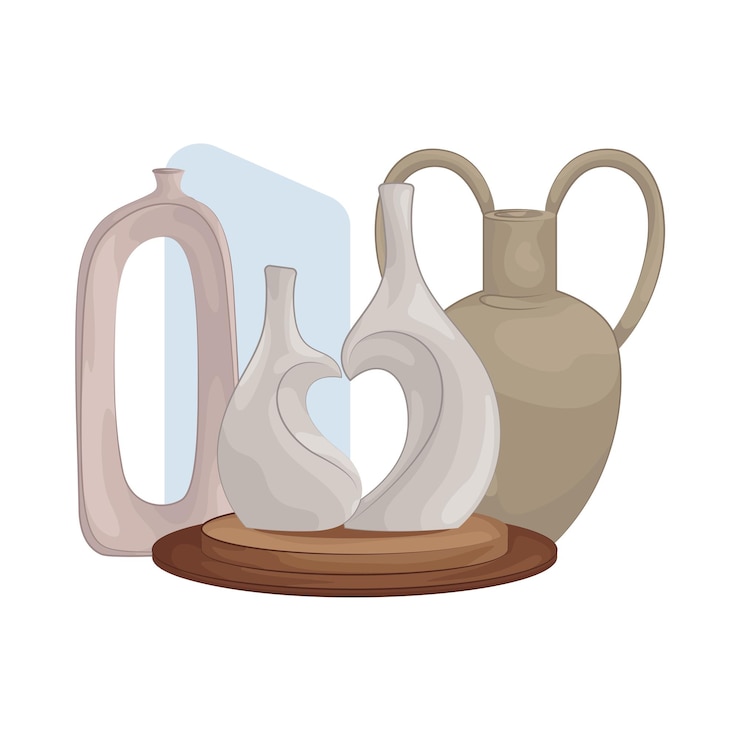 Vetor ilustração de vasos