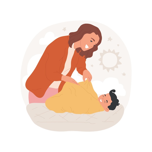 Ilustração de vetor de desenho animado isolado