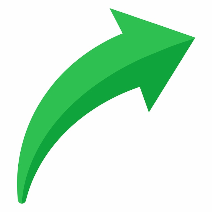 Vetor ilustração de vetor de flecha minimalista ícone de estilo plano de moda para ui de logotipo de site e design de aplicativo