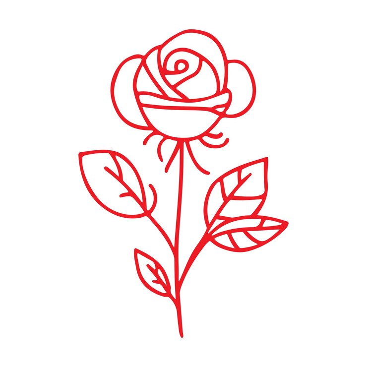 Vetor ilustração de vetor de rosa