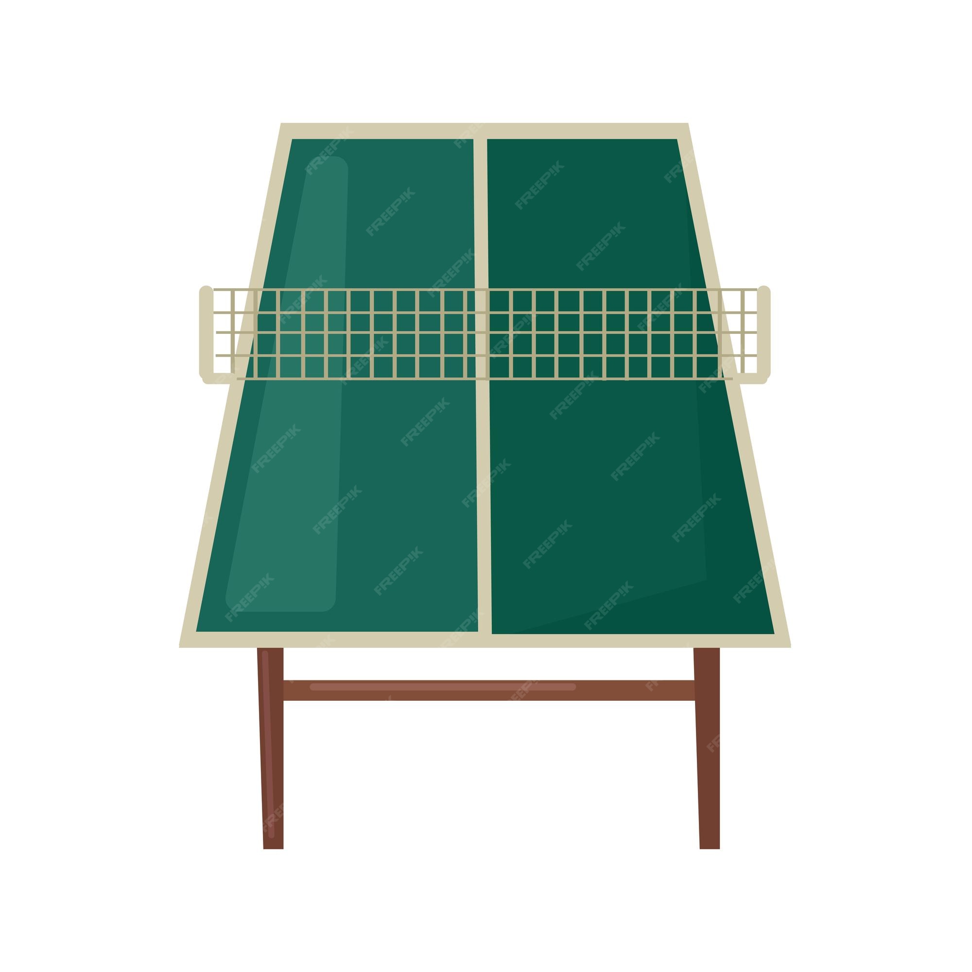 Ilustração de tênis de mesa ping pong isolado