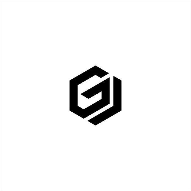 Ilustração de vetor plano de design de logotipo G