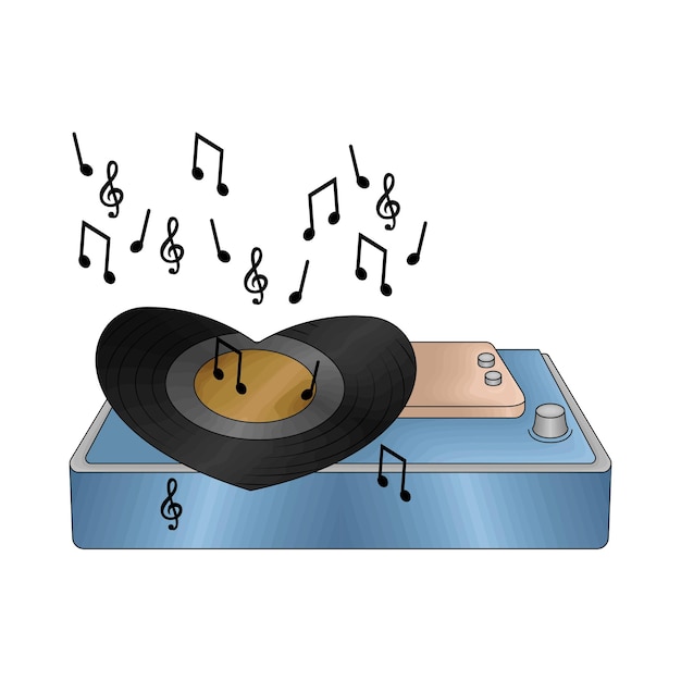 Ilustração de vinil