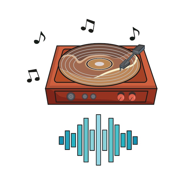 Ilustração de vinil
