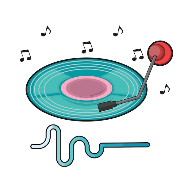 Ilustração de vinil